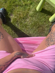 Play with me in the sunshine baby as i soak up the sun i can t help