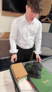 Arrived to my hotel room and caught the bell boy sniffing my underwear