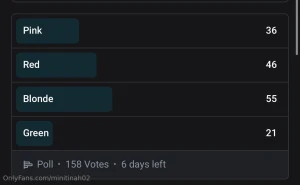 Ok blonde and red is a close tie