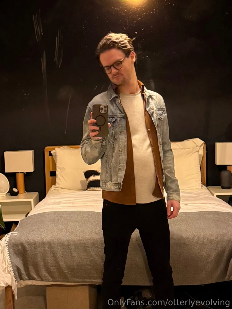 Heading out in clothes that definitely still fit 