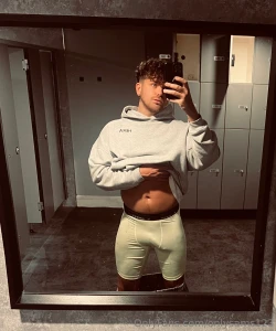 It s hard to hide my cock in these shorts