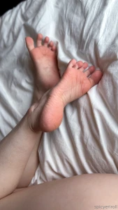 My feet are silky smooth and soft just like my sheets uwu part 5