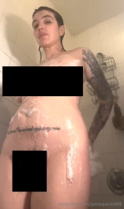 Hey babe let s take a sexy shower together watch as i soap up my huge