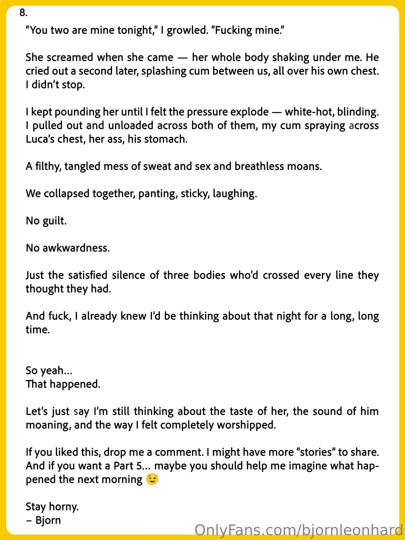 Honeymoon heat a true holiday story by bjorn hey babes so i ve been a part 8 