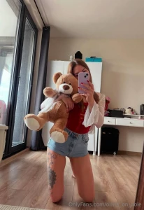 Sometimes even a soft toy can remind you of the warmth of a human hug