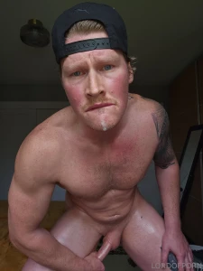 Oiled and spit drooling just a normal goon day