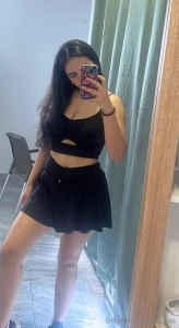 After gym with my skirt outfit what do you think