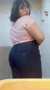 Naughty time in my grandma bathroom hashtags chubby bbw plussize