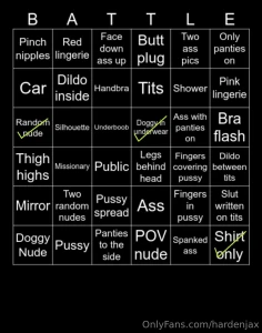 Hi ladies who wants to help me win this naughty bingo i bet it will