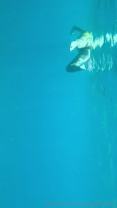 A little ocean swimming in hawaii