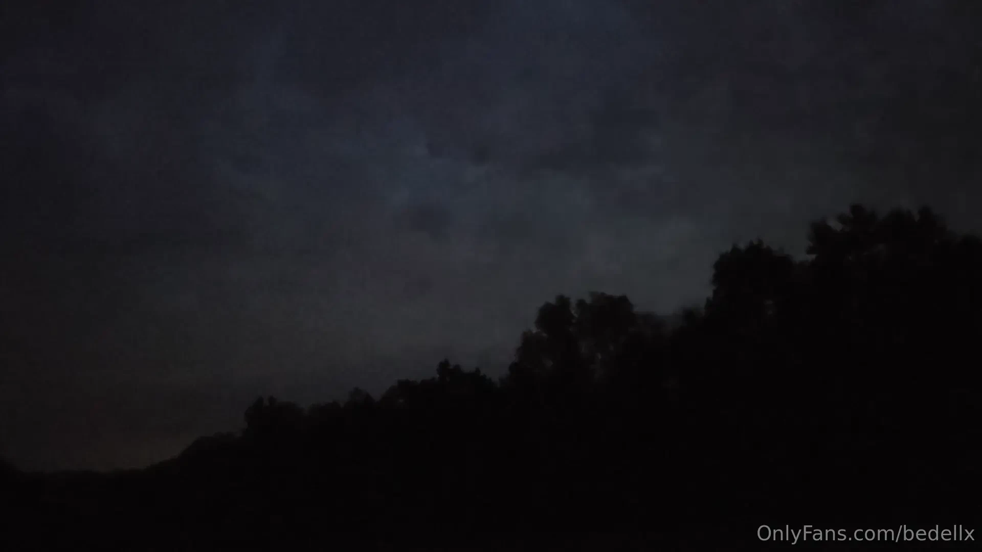Storm is coming in looking out my back yard 