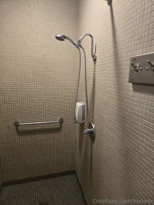 Open stall gym locker room using my toy trying to not get caught part 1