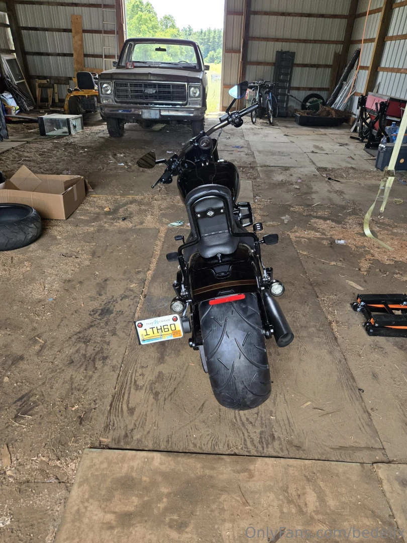 New rear tire installed 