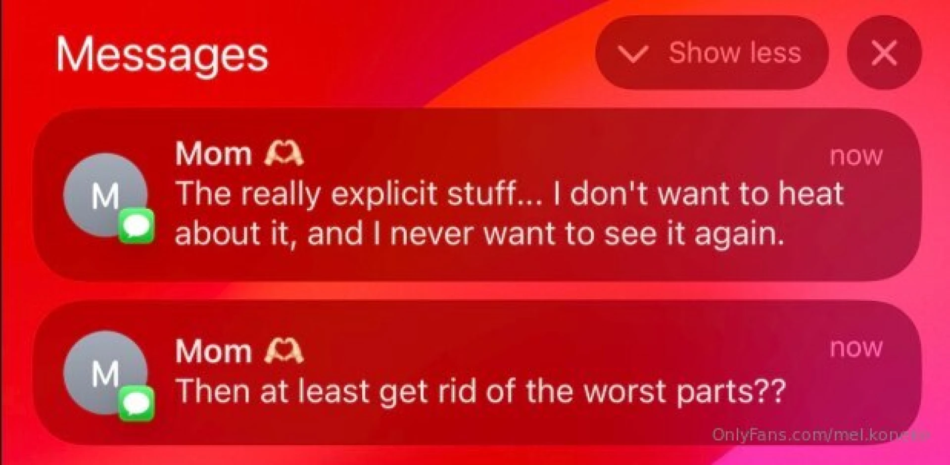 I tried talking to her and told her i ll be homeless if i delete 