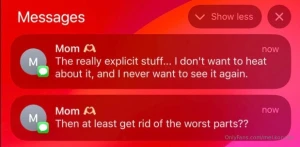 I tried talking to her and told her i ll be homeless if i delete