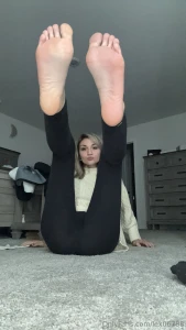 Me showing off my size 11 bare soles in many poses part 2
