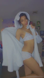 Chilling in my robe before taking outfit photos are you ready 8 photos part 6