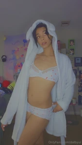 Chilling in my robe before taking outfit photos are you ready 8 photos part 1