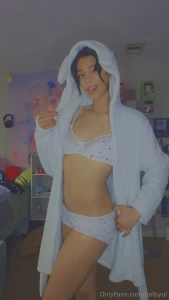 Chilling in my robe before taking outfit photos are you ready 8 photos part 7