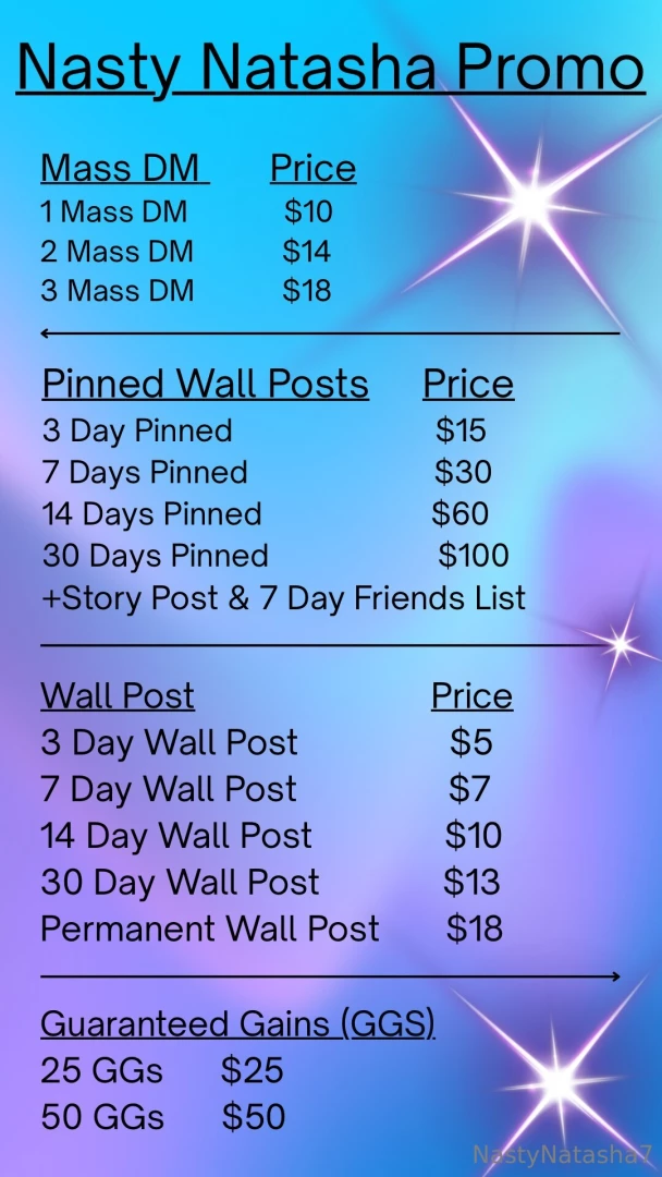 New promo menu for creators i m top 9 6 with consistent tippers let me 