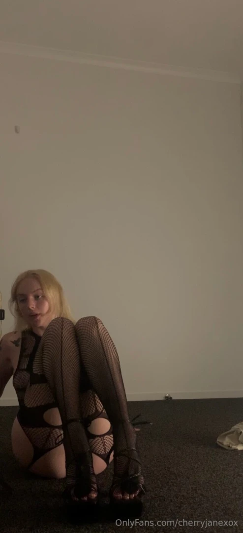 Fishnet bodysuit making a cumback part 2 