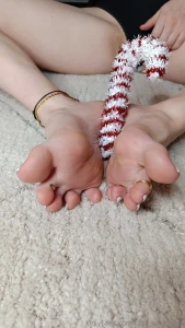 Lovely little christmass gift for you guys enjoy my toes hope you re part 7