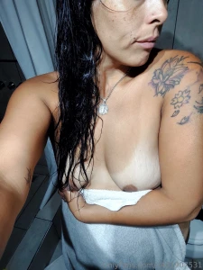 Long day take a shower to cool off