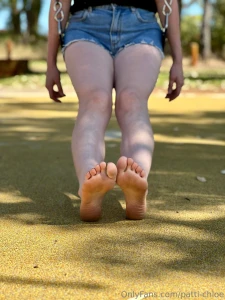 Went for a swing there was no one to push me though