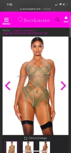 Edit the red body suit and the black bodystocking were purchased but part 2