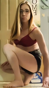 Ignore my monster cock tucked between my long smooth legs for only a