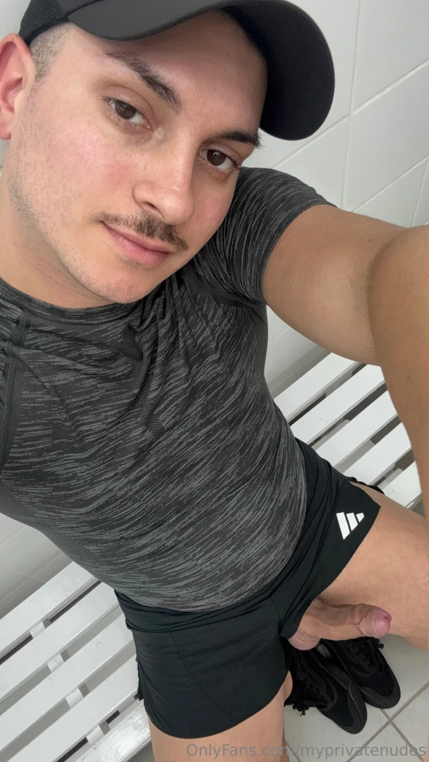 I get horny in the locker room dickslip part 3 