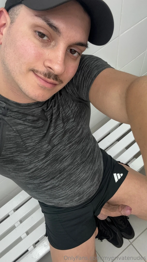 I get horny in the locker room dickslip part 1 