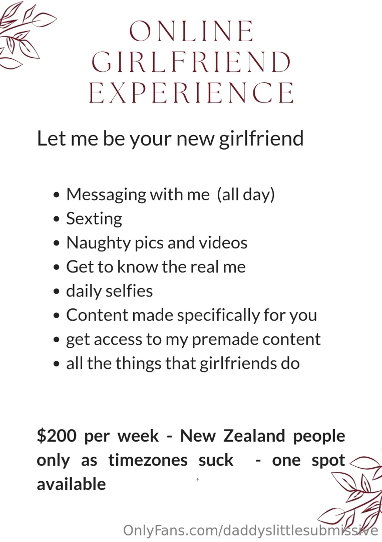 New menu let me know what you want and i ll make it happen baby part 1 