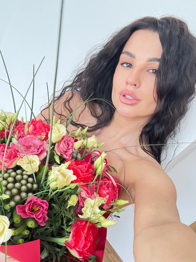 These flowers are beautiful but your eyes are even more fragrant 