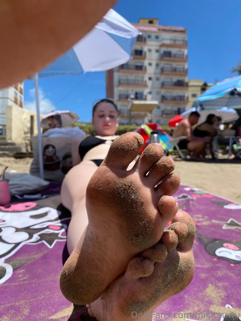 In my vacations take the sand out of me 