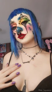 Squeeze it and make me honk okay but i love my cute confetti dildo sm