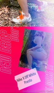 Dm me for access to the nudes from my off-white x nike presto photo part 2