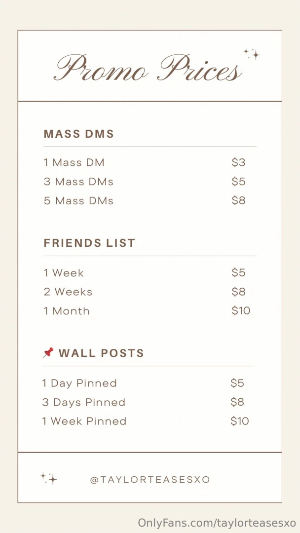 Promo price list or create your own bundle for a discount part 1 