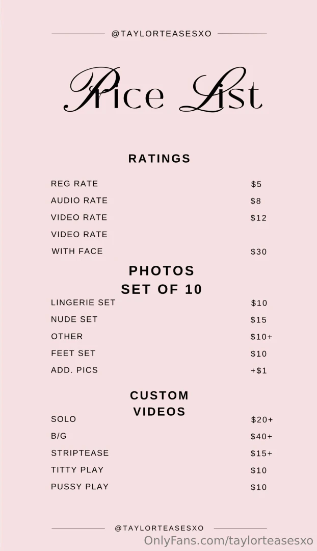 Most services will need to be scheduled 