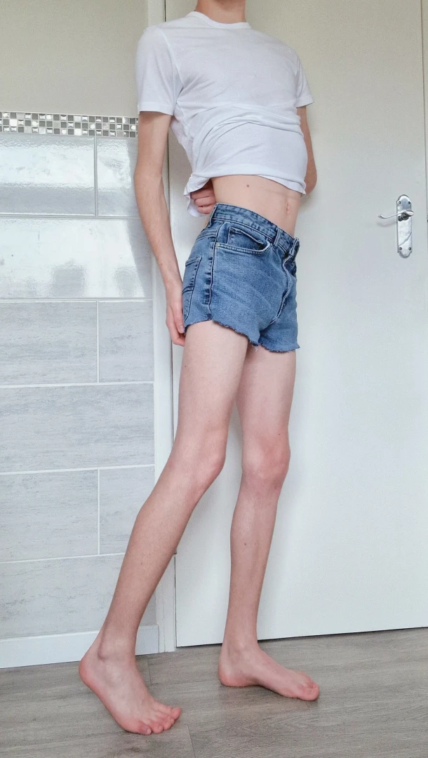 Expertly transformed some old jeans into shorts i have no idea what i part 3 