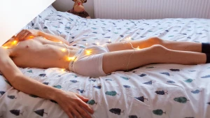 Advent - day 17 pretty lights skimpy twink