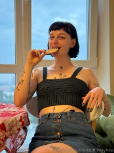 I love different goodies and sweets right now i m eating cookies but i