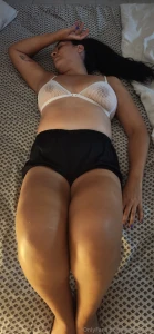 Big cock destroys my ass and cums inside it with my little legs on my