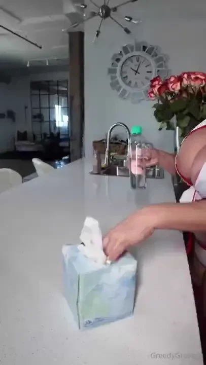 Nurse gg her to help you with your blue balls 