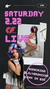 Going live at 8 pm est i ll be waiting for you papi