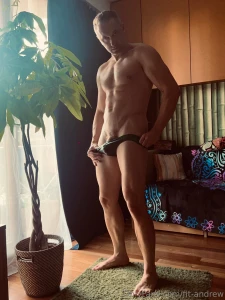 My new green latex underwear part 1