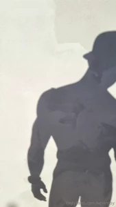Just my shadow but you can still see everything full body full bulge