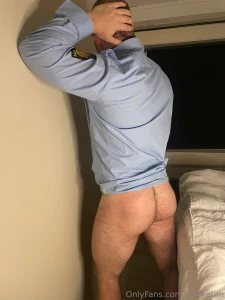 Do you like me in police uniform i m about to jerk off and f ck my part 1