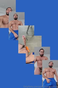 Watch pic 3 i got my dick hanging from inside the short through the