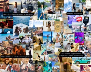 How do you like my new vision board for 2025 what are some of your